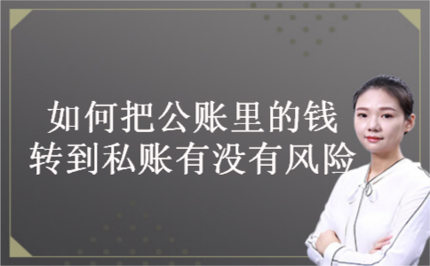  如何把公账里的钱转到私账有没有风险
