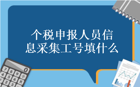 个税申报人员信息采集工号填什么 个税申报人员信息采集工号填什么