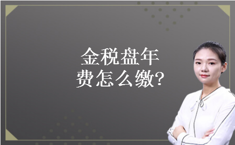 金税盘年费怎么缴?