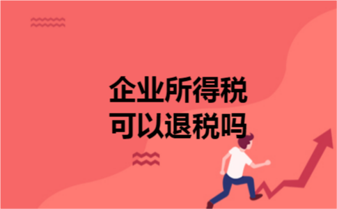 企业所得税可以退税吗