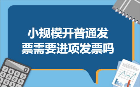 小规模开普通发票需要进项发票吗 小规模开普通发票需要进项发票吗
