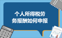 个人所得税劳务报酬如何申报