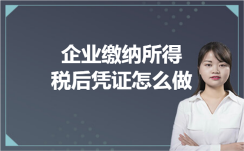 企业缴纳所得税后凭证怎么做 企业缴纳所得税后凭证怎么做