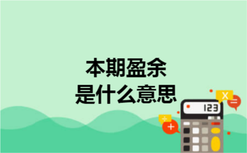 本期盈余是什么意思