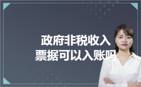 政府非税收入票据可以入账吗