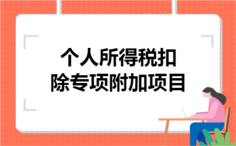 个人所得税扣除专项附加项目