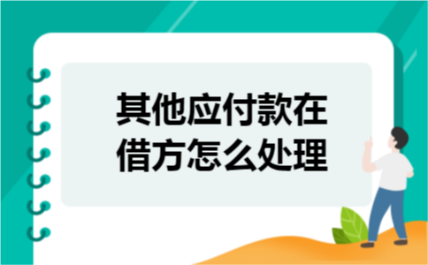 其他应付款在借方怎么处理