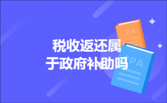 税收返还属于政府补助吗