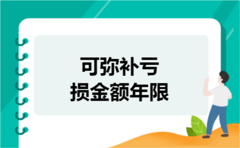 可弥补亏损金额年限 可弥补亏损金额年限