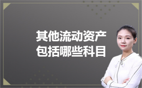 其他流动资产包括哪些科目