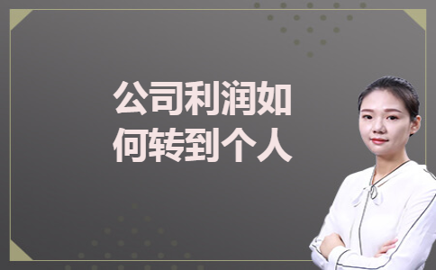 公司利润如何转到个人 公司利润如何转到个人
