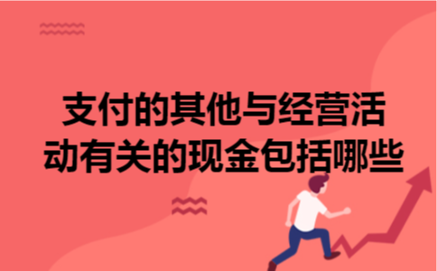 支付的其他与经营活动有关的现金包括哪些