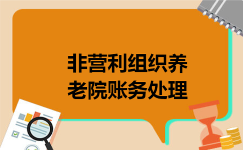  非营利组织养老院账务处理