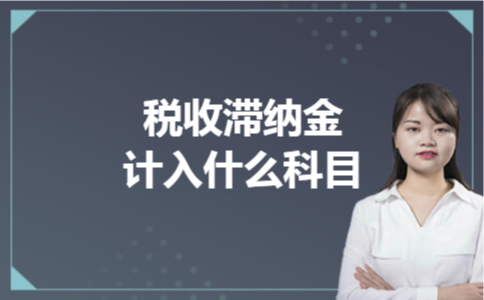 税收滞纳金计入什么科目