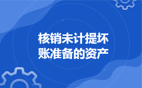  核销未计提坏账准备的资产