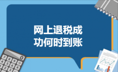  网上退税成功何时到账