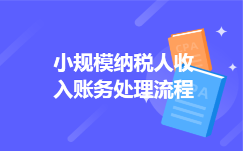 小规模纳税人收入账务处理流程