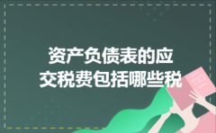 资产负债表的应交税费包括哪些税