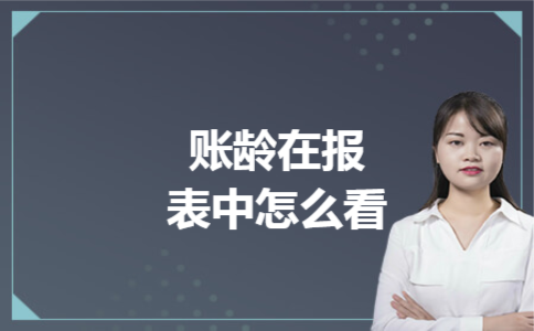 账龄在报表中怎么看