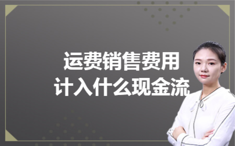 运费销售费用计入什么现金流