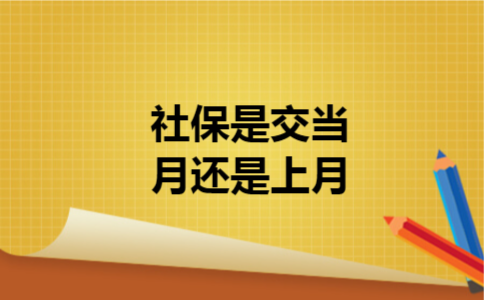 社保是交当月还是上月