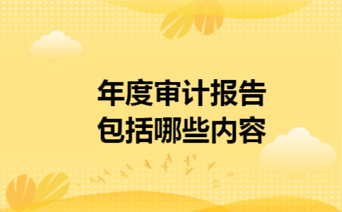 年度审计报告包括哪些内容