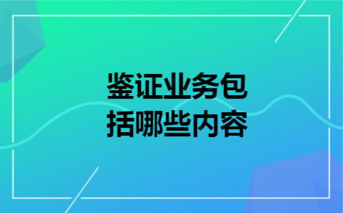 鉴证业务包括哪些内容
