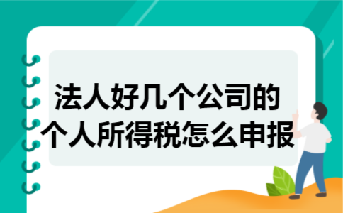 法人好几个公司的个人所得税怎么申报