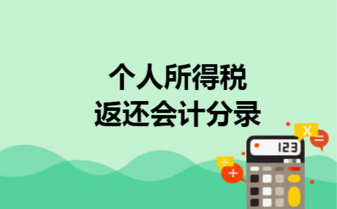 个人所得税返还会计分录