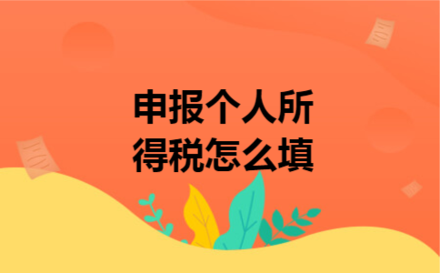 申报个人所得税怎么填 申报个人所得税怎么填