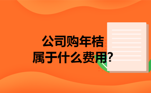 公司购年桔属于什么费用?